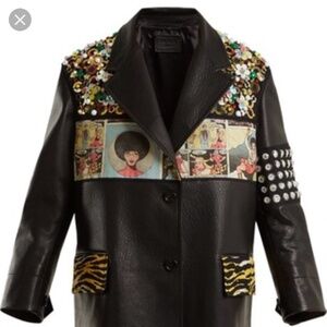 Prada RUNWAY collection leather jacket